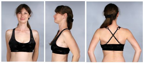 Decorative Strap Athletic Bra
