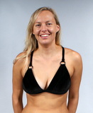 Black Velvet Swim Top